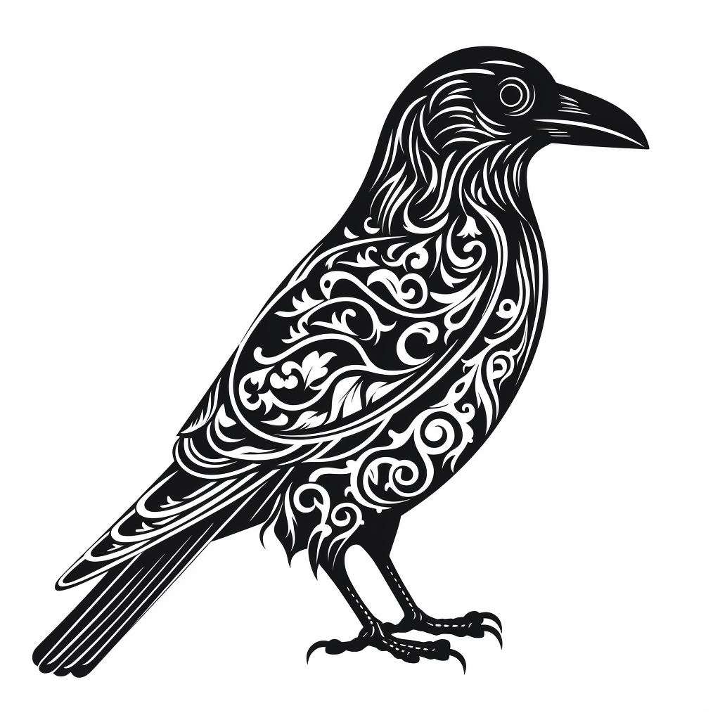 black raven cliparts