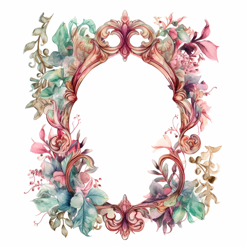 baroque frame cliparts