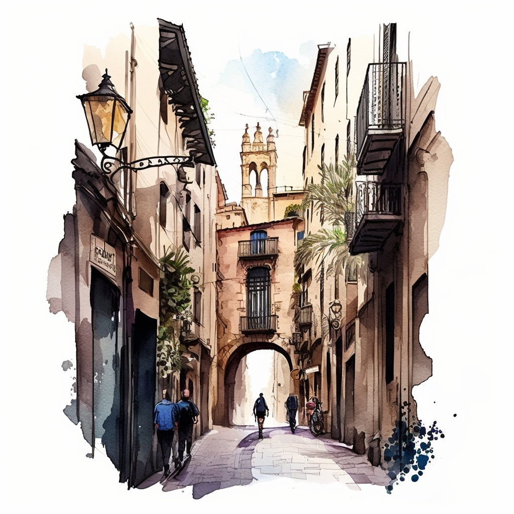 barcelona cliparts