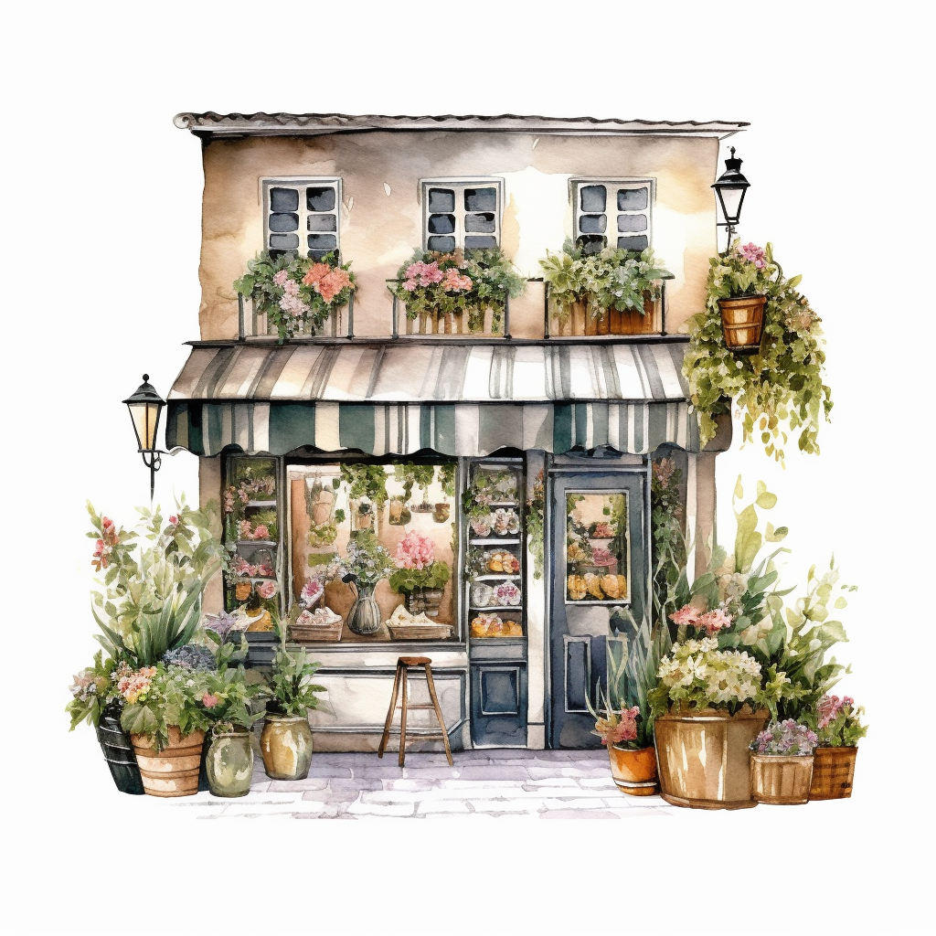 flower shop cliparts
