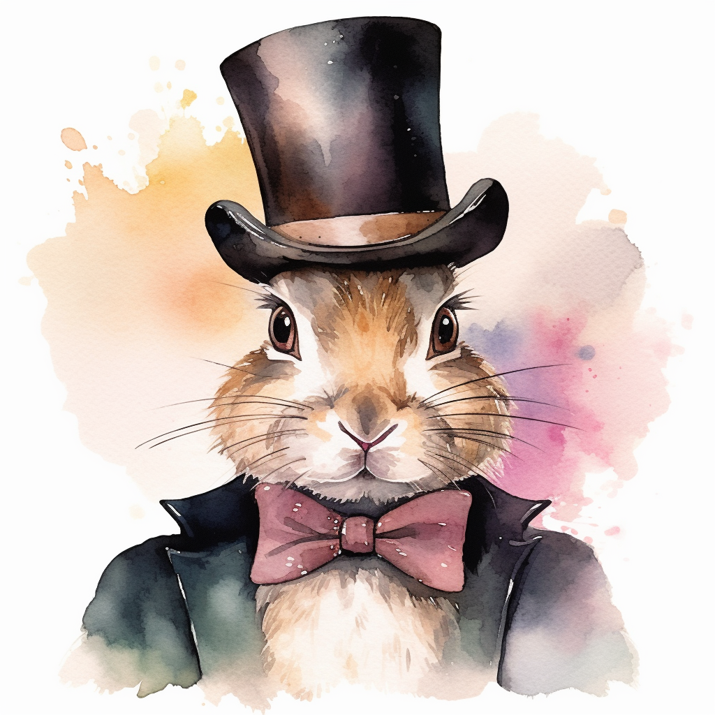 magic bunny cliparts