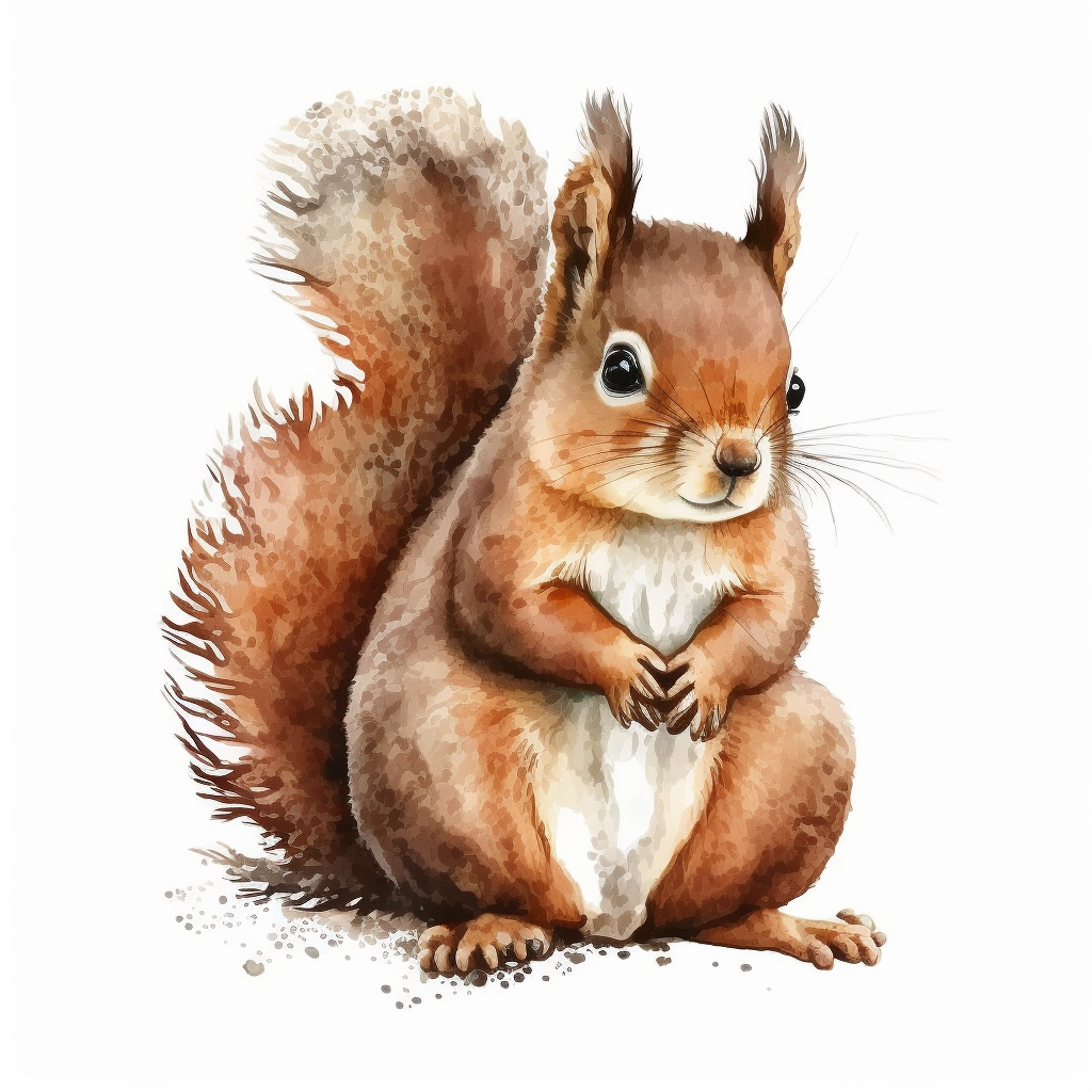 animated squirrel clipart