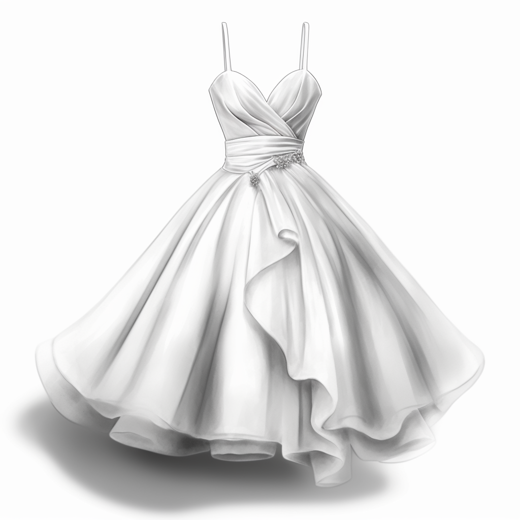 White Dress Sketch: Over 82,957 Royalty-Free Licensable Stock Illustrations  & Drawings | Shutterstock