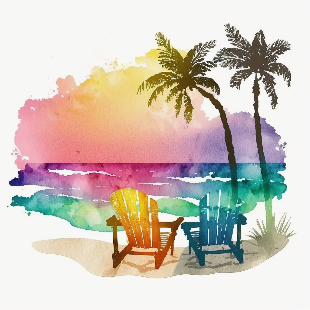 beach bar cliparts