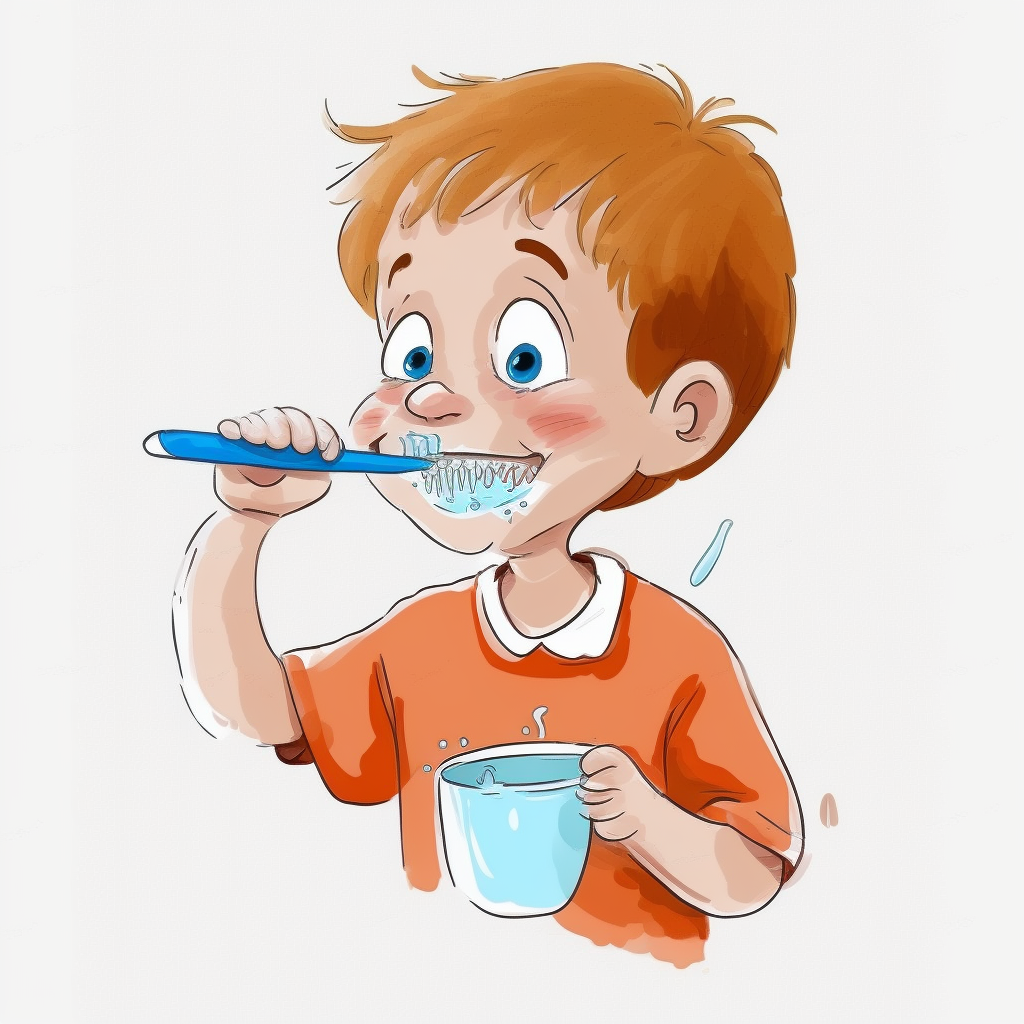 brush your teeth clipart
