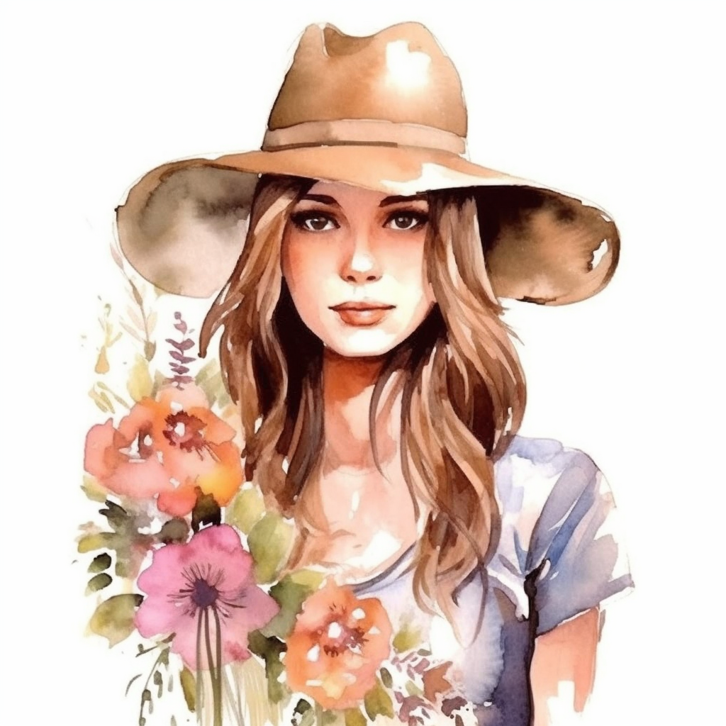 country flower cliparts