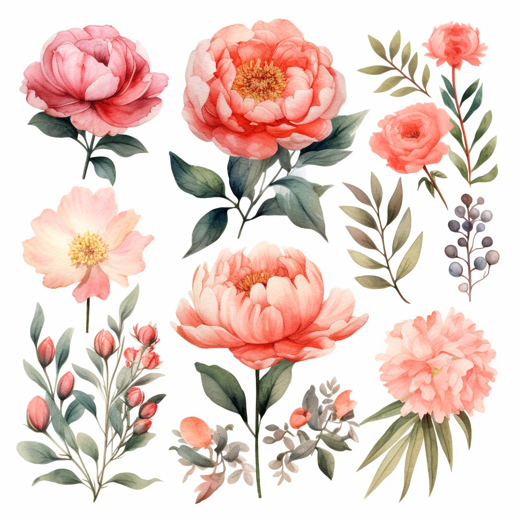 birthday cliparts flowers