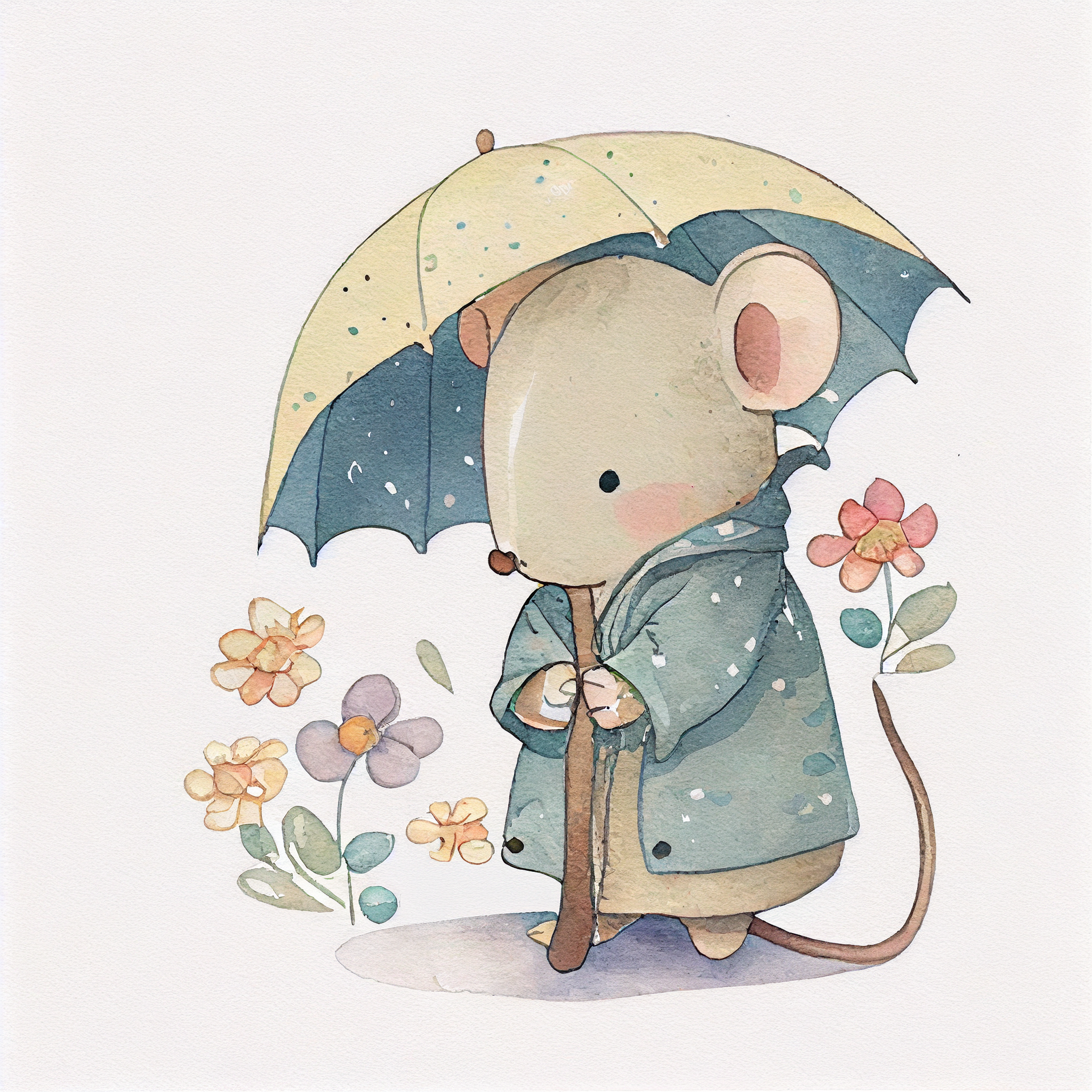 mouse outline cliparts
