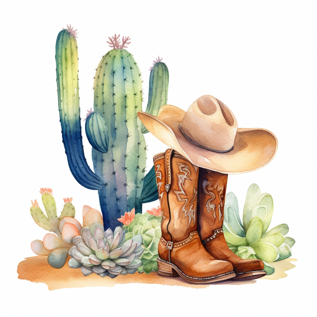 cowgirl hat clipart