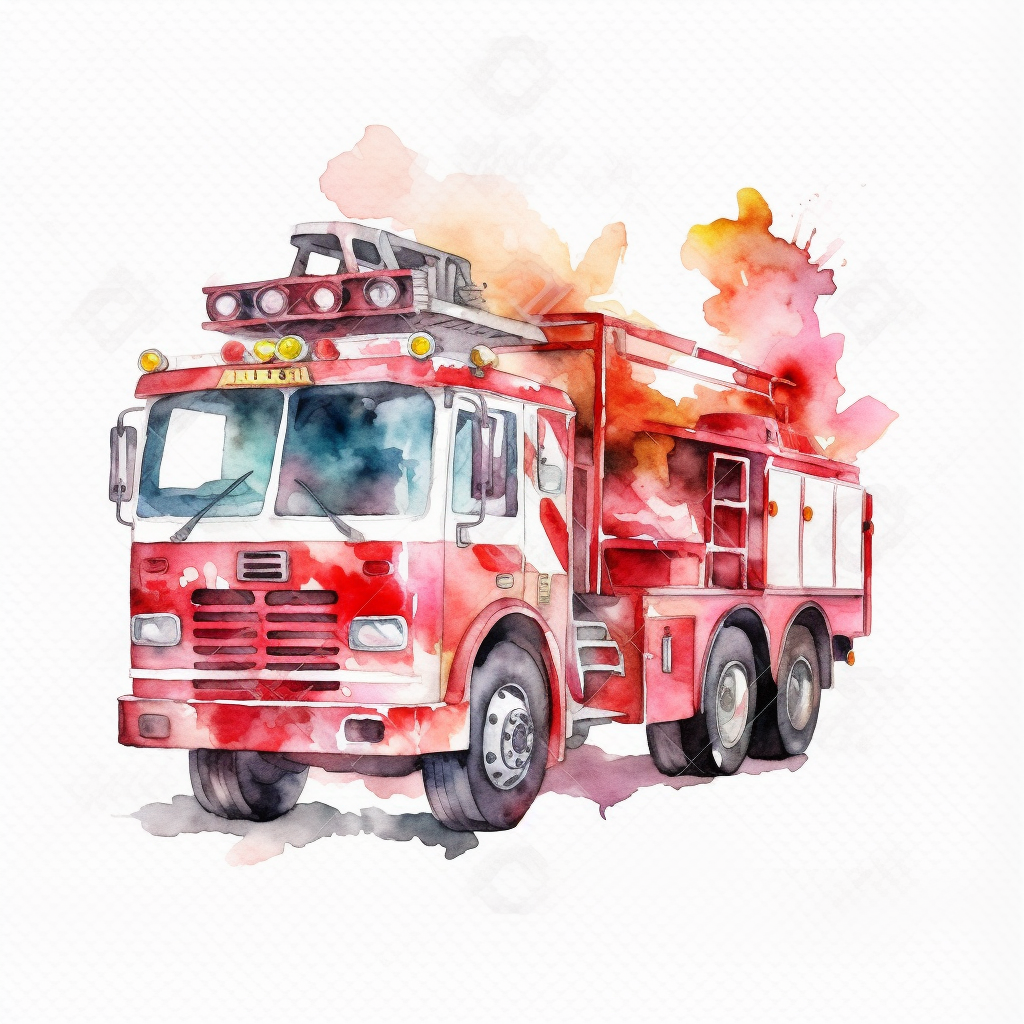 fire truck cliparts