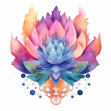 watercolour clipart holistic healing