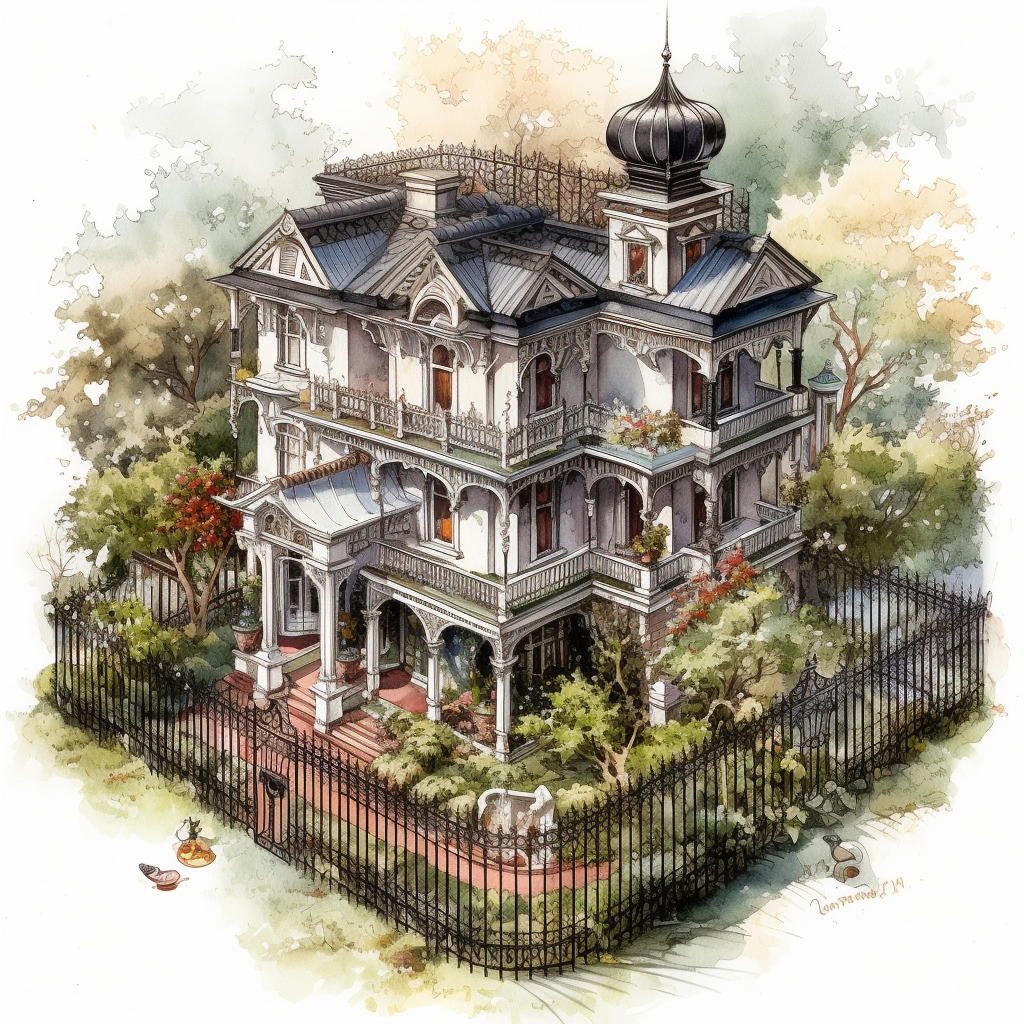 mansion cliparts black