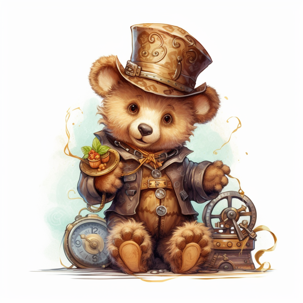 adorable bear cliparts