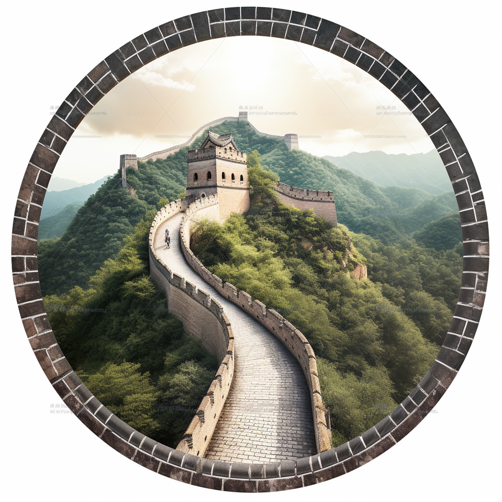 great wall of china clipart