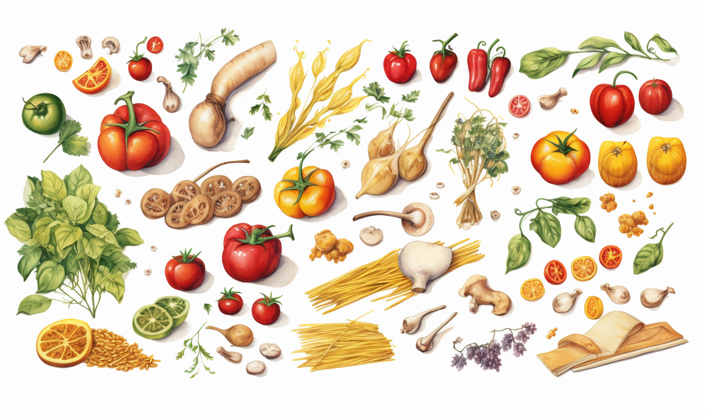 color pizza cliparts