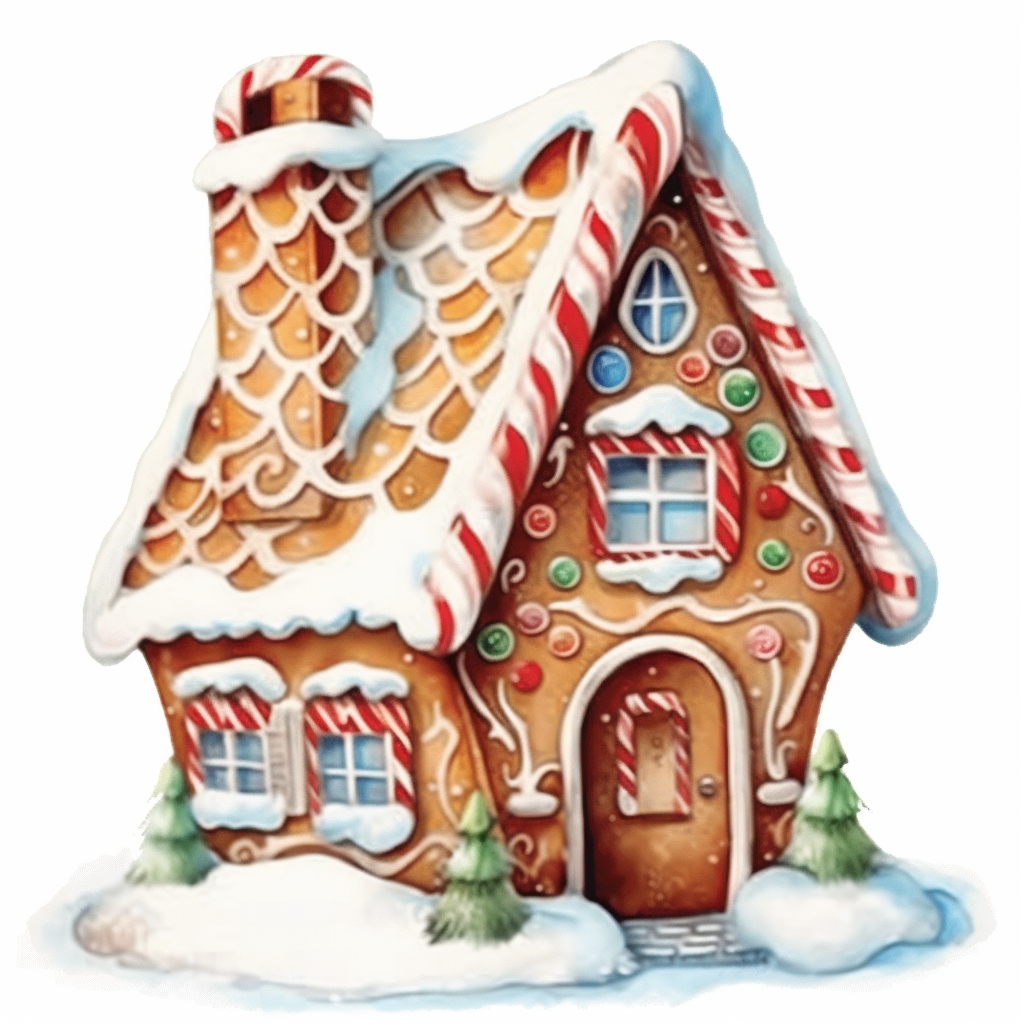 gingerbread house cliparts