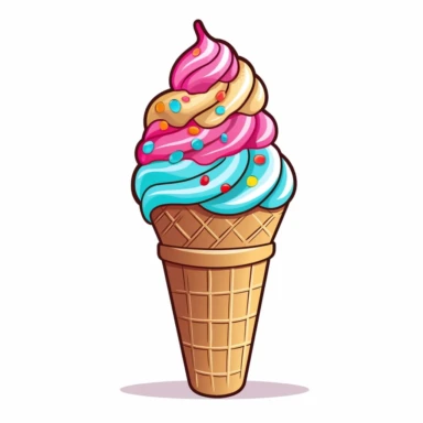 ice cream cone clip art white background