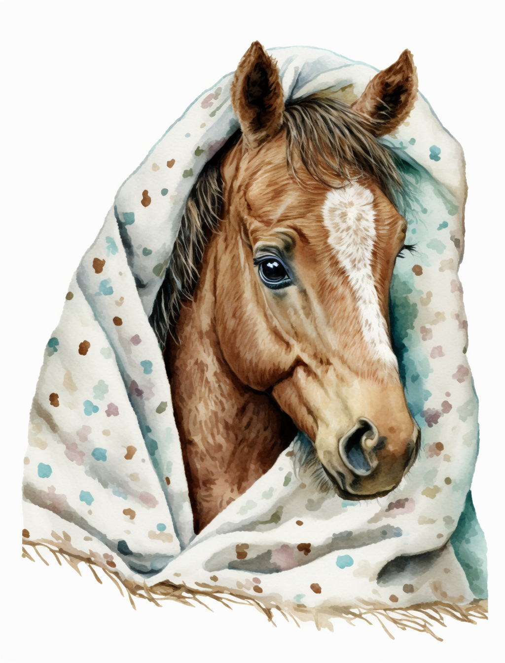 baby horse clipart
