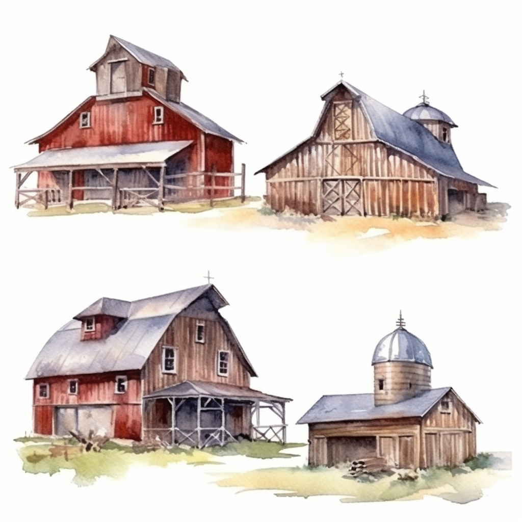 old barn cliparts