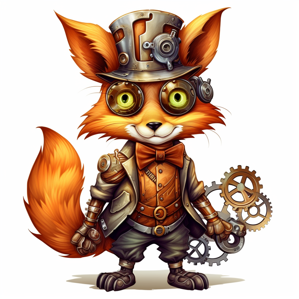 cute fox cliparts