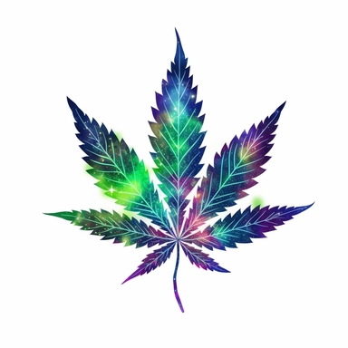 clipart cannabis leaf, Galaxy, high quality artwork, HD