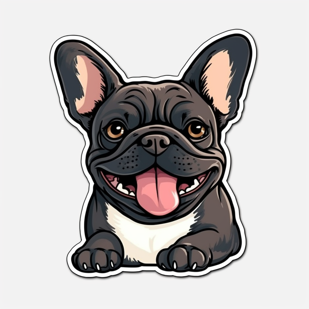 happy bulldog cliparts