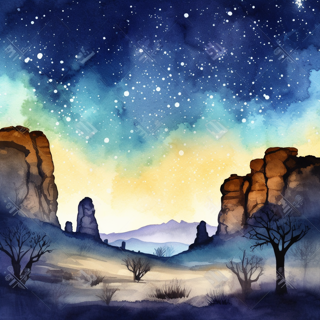 desert scene cliparts