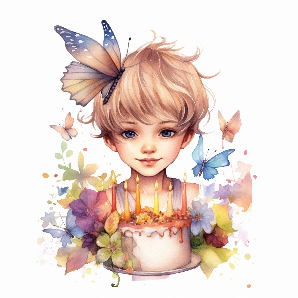 boy birthday cliparts