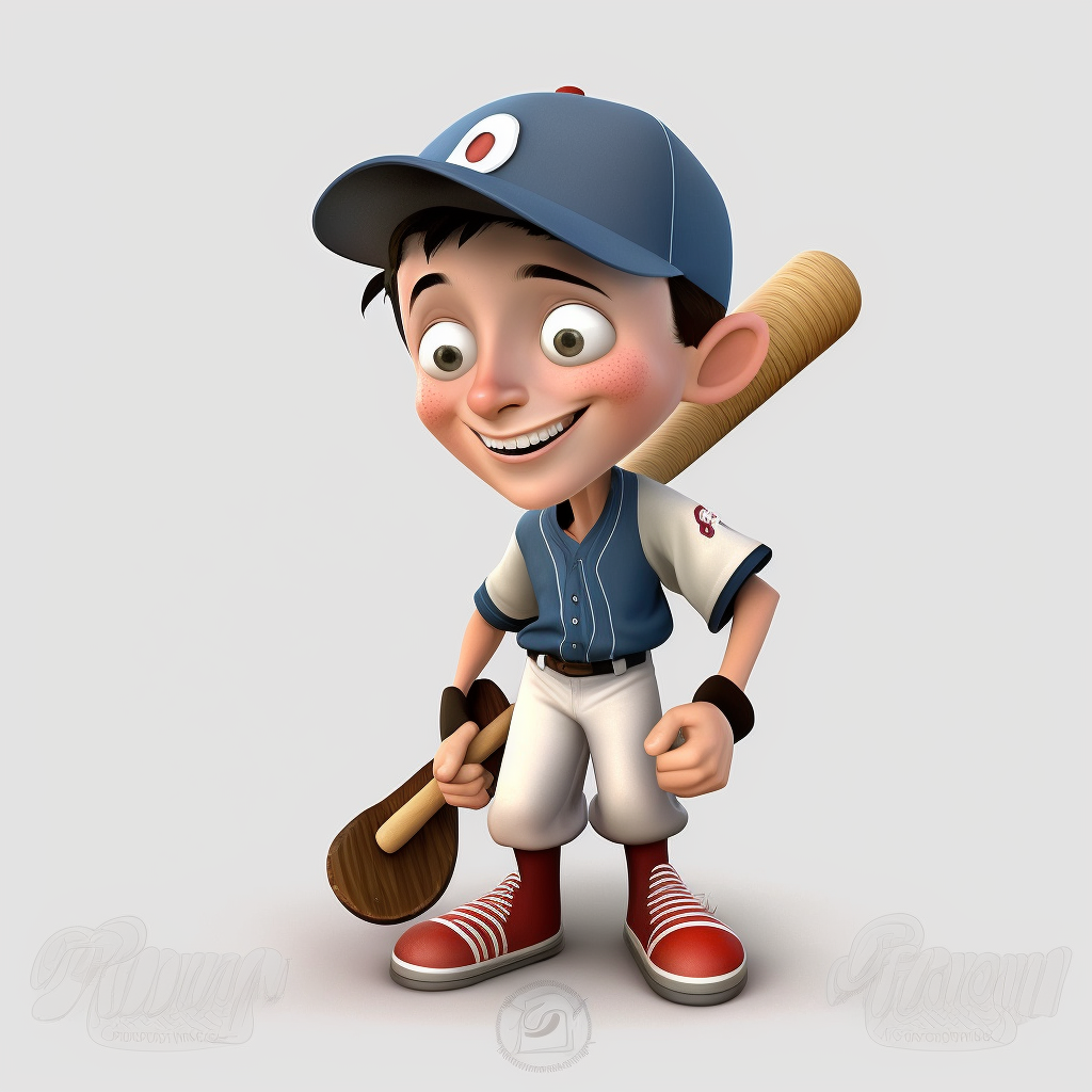 baseball character cliparts