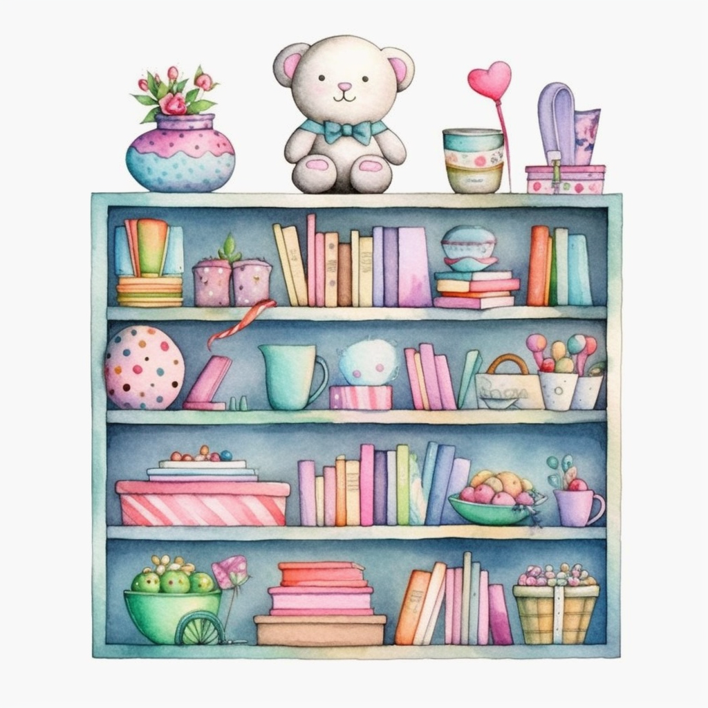 bookcase cliparts
