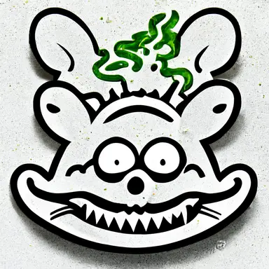 Sour Diesel Clipart rat fink joyful