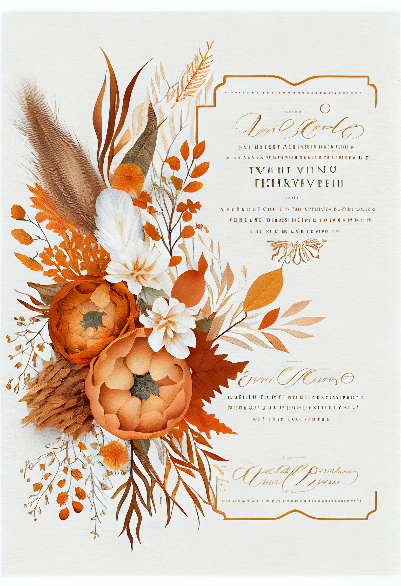 orange leaves cliparts