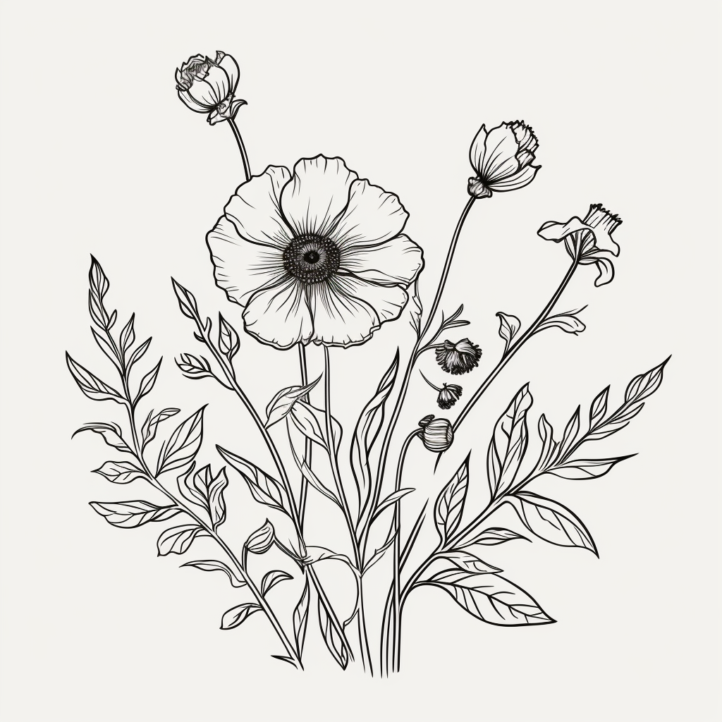 floral branch cliparts