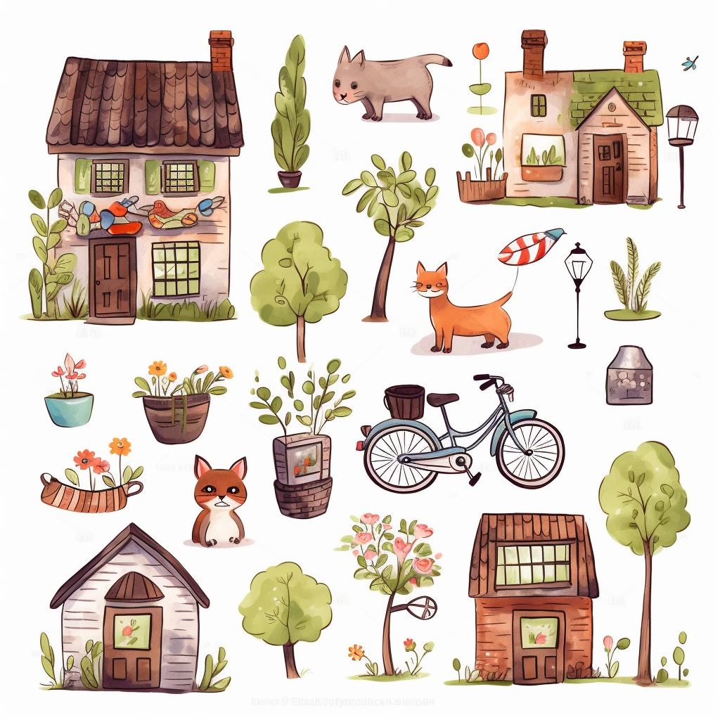 cute lamp cliparts