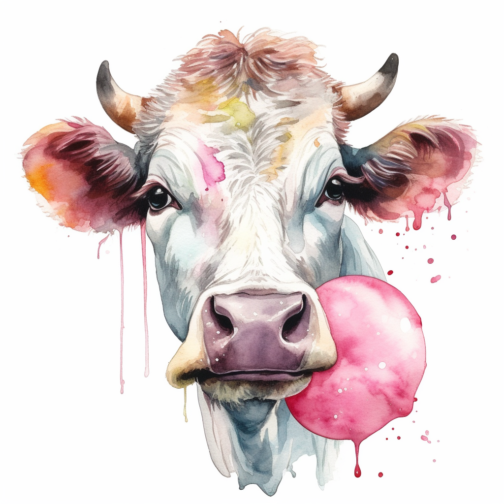 cow eating cliparts