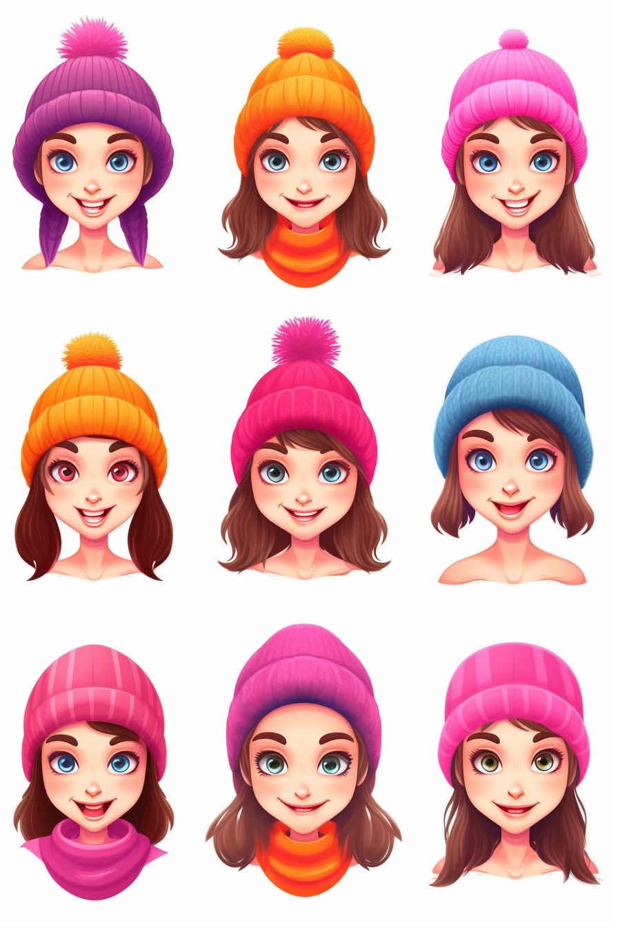 beanie cliparts