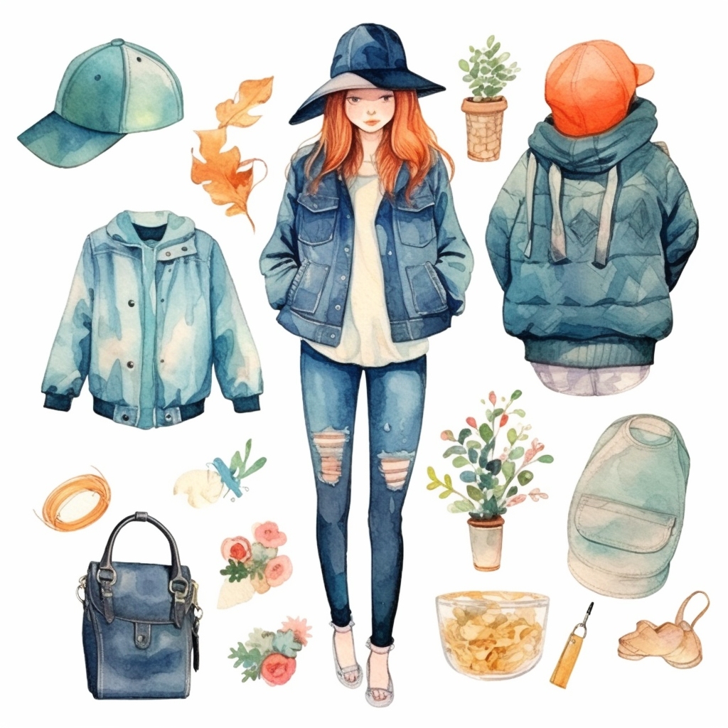 girls shoe cliparts