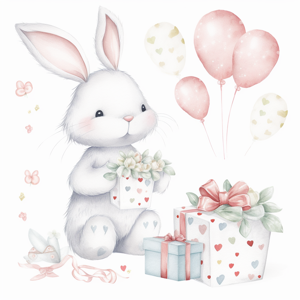 easter rabbit clipart