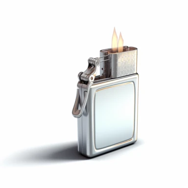 clipart lighter, Photo realistic, white background