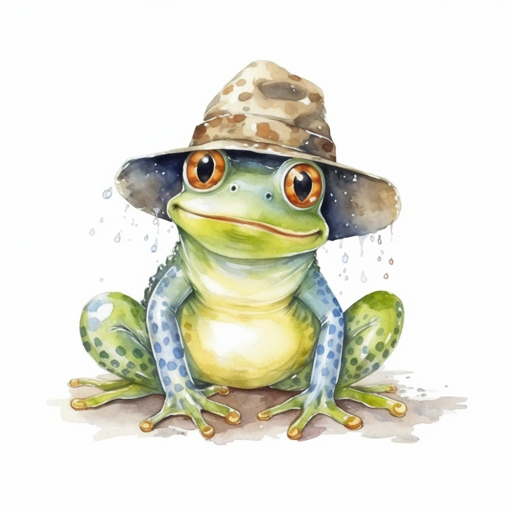 cartoon frogs clipart