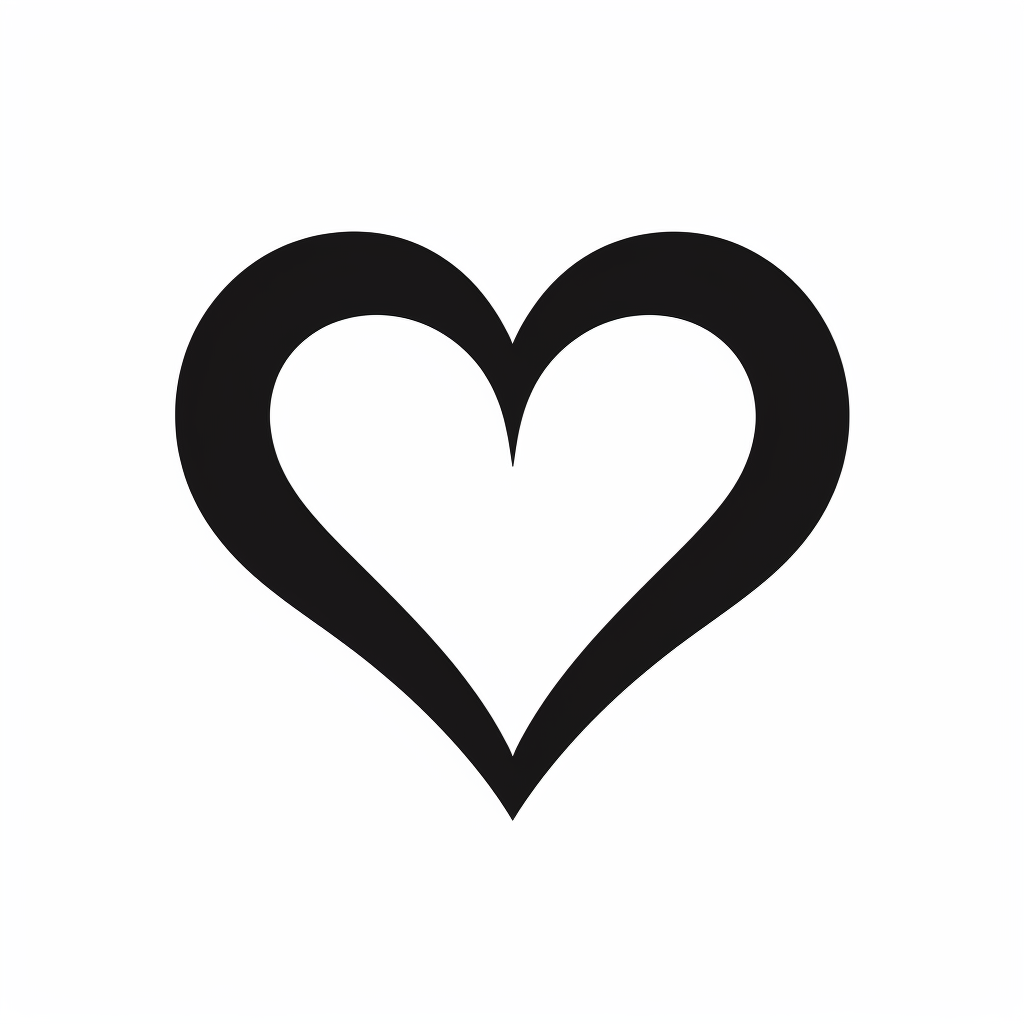 black heart clipart