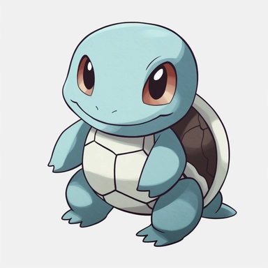 Squirtle, Avatar, simple, graphics designer, png clipart, in the style of gabriele münter, white background, back button focus, aerial view, animated gifs, stencil - based, texture - based