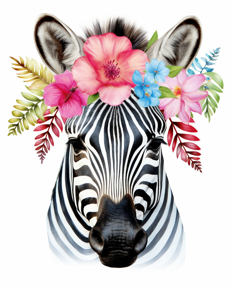 baby zebra clipart