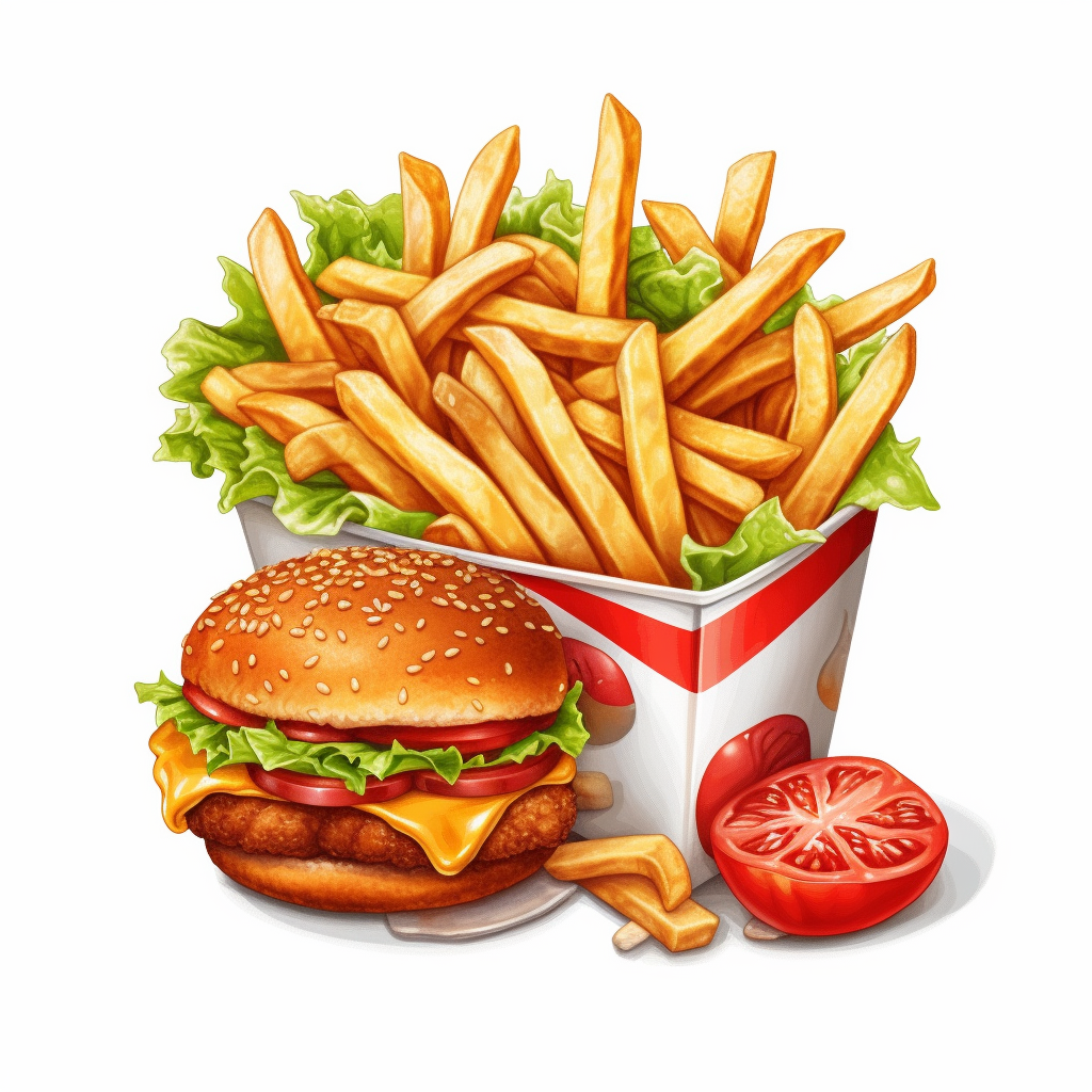 fast food clipart