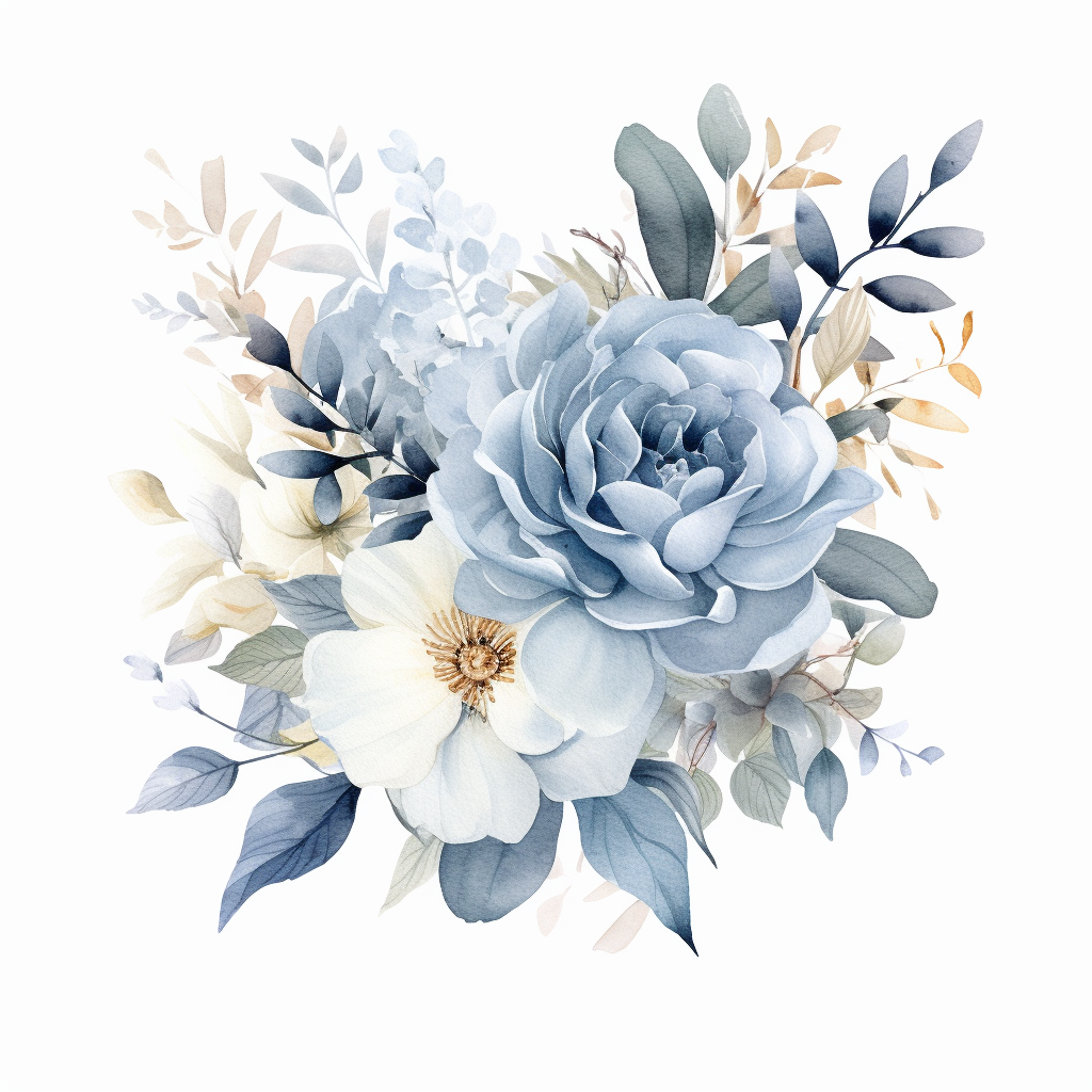 floral line cliparts