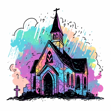 a very simple graphic design vector, outline, lineart, simple, goth, emo, alt, bold, logo, clip art, simple, negative space, lineart, flat, plain, single line, ink, sharpie, glow, stamp, graphic design watercolor, holographic opalescent iridescent graphic design, alternative, grunge, church graveyard