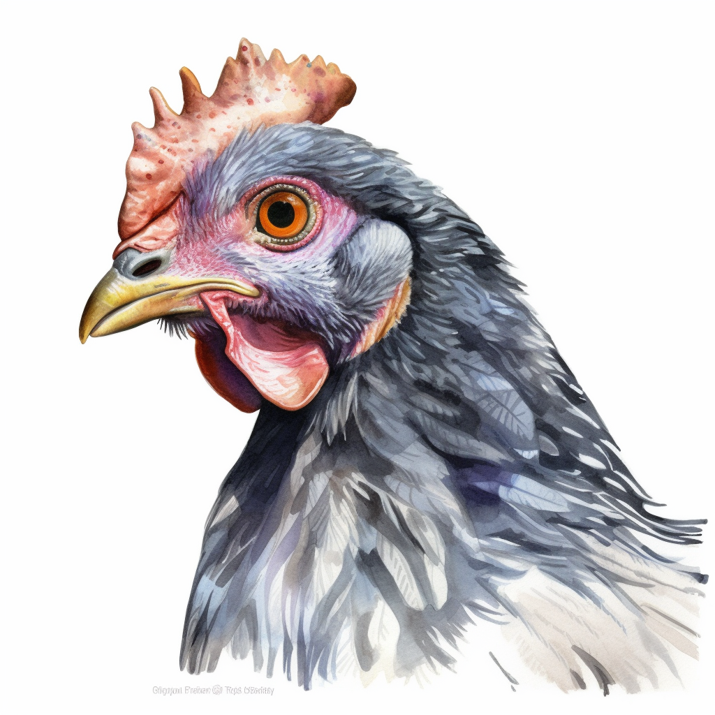 chicken clipart black and white