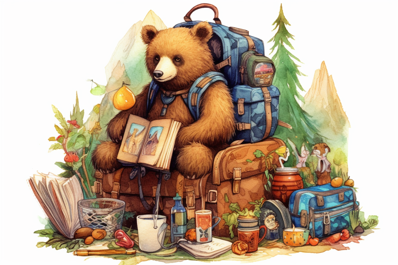 adventure camp cliparts