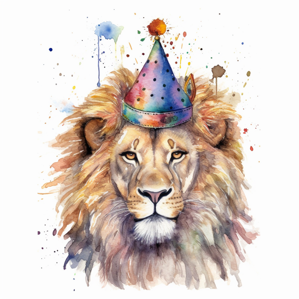 lion head clipart