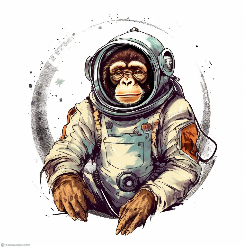 black monkey cliparts